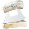 Caribou Antler Scrimshawed Ulu Knife