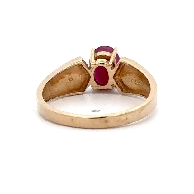 Estate Lady's Ruby 14k Ring 540153 - Image 3