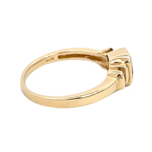 Ladies Gold Quartz & Diamond Ring, Alaska Mint