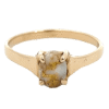 Ladies Gold Quartz Ring, Alaska Mint