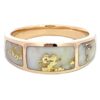 Men's Gold Quartz Ring, Alaska Mint