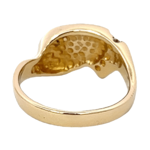 Ladies Gold Quartz & Diamond Ring, Alaska Mint