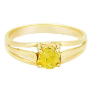 Gold Nugget Freeform Ring, Alaska Mint