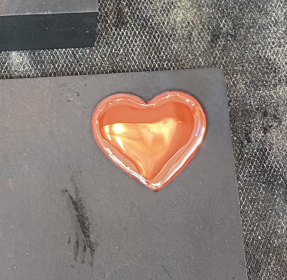 2 oz. Silver Hand-Poured Heart - Image 4