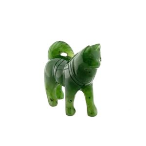 Jade Carving Sled Dog