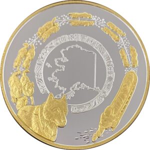 Mushing Around Alaska Medallion