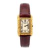 Seiko Alaskan Gold Nugget Watch Face with Leather Band, Alaska Mint