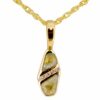 Gold Quartz Pendant