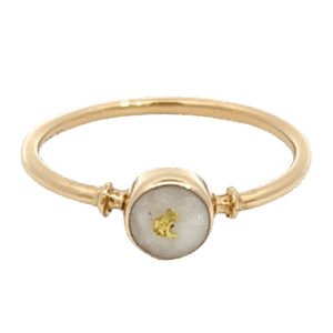 Ladies Gold Quartz Ring, Alaska Mint