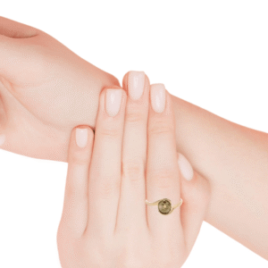Ring, Gold quartz, Alaska Mint, RL649Q $620