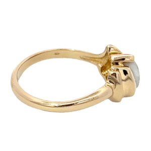 .04 ct Diamond Ladies Gold Quartz Ring, Alaska Mint
