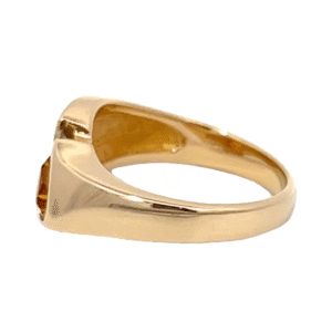 Ladies Gold Quartz Ring
