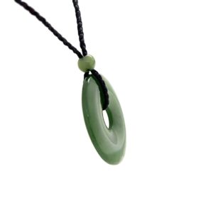 Jade Donut Pendant