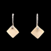 Mammoth Ivory Diamond Dangle Earrings
