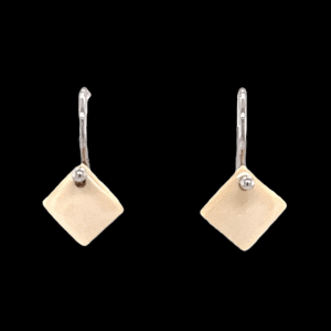 Mammoth Ivory Diamond Dangle Earrings