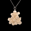 Ivory 3 Forget-Me-Knot Pendant