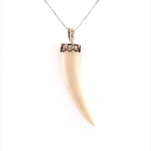 Ivory Bear Claw Pendant