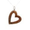 Ivory Carved Heart Pendant