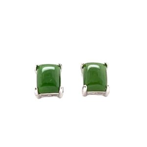 Jade Post Earrings