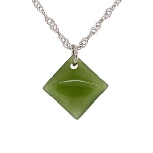 Jade Diamond Pendant