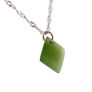 Jade Diamond Pendant