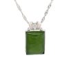 Jade Square Pendant