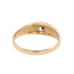 Gold quartz, Ring, Alaska Mint, Diamond, Band, 072984 $2090