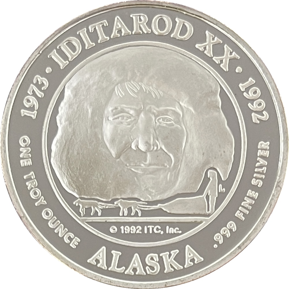 1992 Official Iditarod Medallion - Image 3