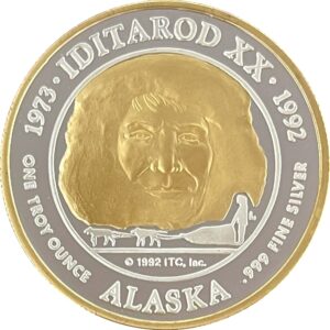 1992 Official Iditarod Medallion