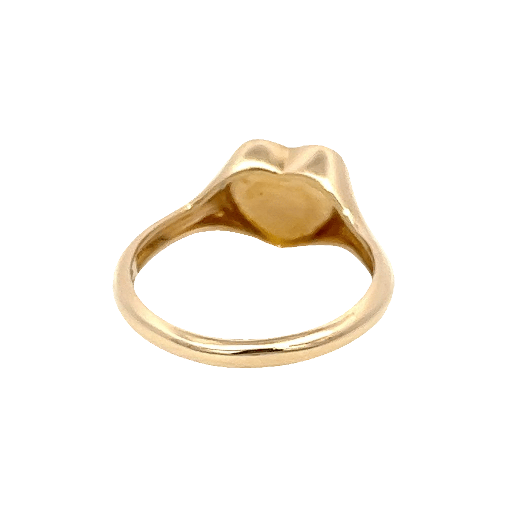 Gold quartz, Ring, Alaska Mint, Heart, 641G2 $895