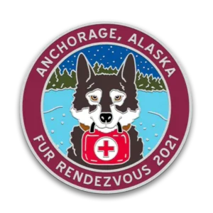 2021 Official Fur Rondy Collector Pin, Alaska Mint