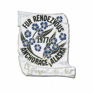 1977 Official Fur Rondy Collector Pin - Rondy Value Listing $312.00