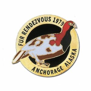 1979 Official Fur Rondy Collector Pin - Rondy Value Listing $369.00