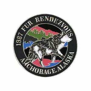 1987 Official Fur Rondy Collector Pin - Rondy Value Listing $98.00