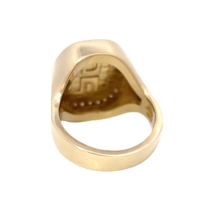 Gold quartz, Diamond, Ring, Alaska Mint, 14k, 073549 $5095