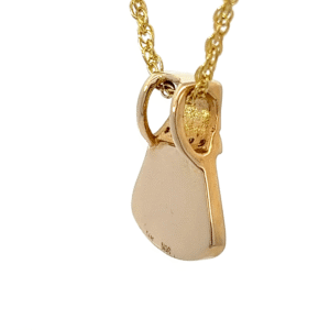 Gold nugget, Diamond, Ulu, Pendant, Alaska Mint, 14k, PJM1MD10NX $1685