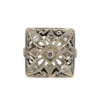 Estate, Ring, Diamond, 14k, Alaska Mint, Sz 7.5, .75”X.75, 073961 $1765
