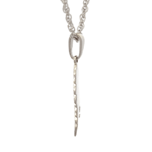 Gold nugget, feather, pendant, sterling silver, Alaska Mint, P-209-SS, $230