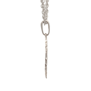 Gold nugget, feather, pendant, sterling silver, Alaska Mint, P-209-SS, $230