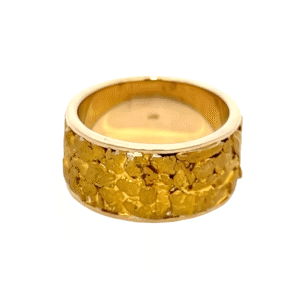 Ladies, 10m, Yellow Gold, Nugget Ring, Alaska Mint