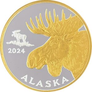 2024 Official State of Alaska "Bull Moose" Medallion
