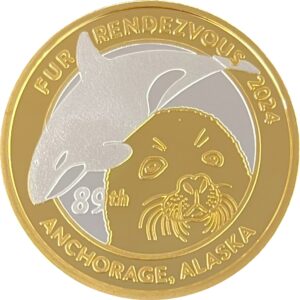 2024 Official Fur Rondy Medallion