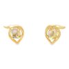 Stud Gold Quartz Earrings, Alaska Mint