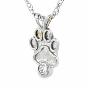 Sled Dog Paw Pendant, Alaska Mint