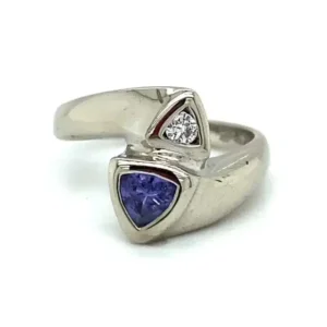 .55ct Tanzanite Ring with Diamonds, Alaska Mint