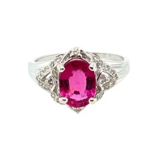 Estate Tourmaline 18k Ring 075613