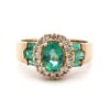 Emerald & Diamond Ring 075618