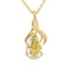 Gold Quartz Pendant, Alaska Mint