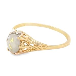 Ladies Gold Quartz Ring, Alaska Mint