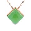 Jade Square Shaped Pendant, Alaska Mint